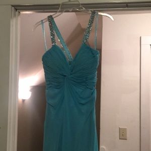 Blue prom dress!